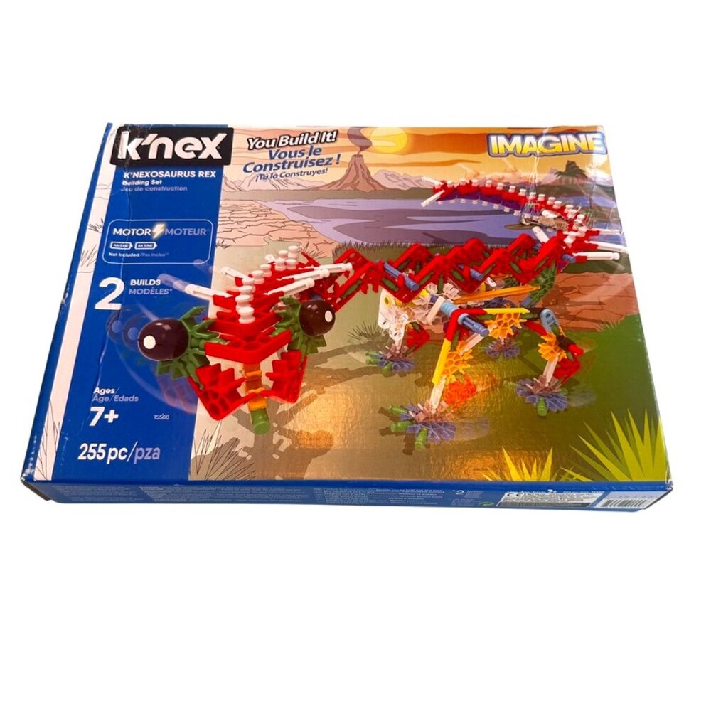 K'nex K'nexosaurus Rex, Motorized dragon, 255 pieces, age 7+